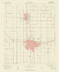 El Centro California Historical topographic map, 1:24000 scale, 7.5 X 7.5 Minute, Year 1957