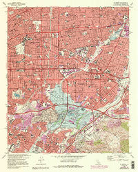 El Monte California Historical topographic map, 1:24000 scale, 7.5 X 7.5 Minute, Year 1966