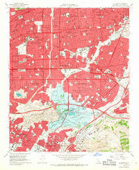 El Monte California Historical topographic map, 1:24000 scale, 7.5 X 7.5 Minute, Year 1966