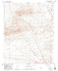 El Paso Peaks California Historical topographic map, 1:24000 scale, 7.5 X 7.5 Minute, Year 1967