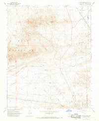 El Paso Peaks California Historical topographic map, 1:24000 scale, 7.5 X 7.5 Minute, Year 1967