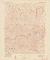 El Portal California Historical topographic map, 1:24000 scale, 7.5 X 7.5 Minute, Year 1949