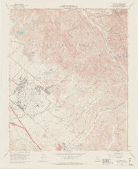 El Toro California Historical topographic map, 1:24000 scale, 7.5 X 7.5 Minute, Year 1968