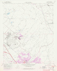 El Toro California Historical topographic map, 1:24000 scale, 7.5 X 7.5 Minute, Year 1968