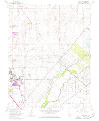 Elk Grove California Historical topographic map, 1:24000 scale, 7.5 X 7.5 Minute, Year 1968