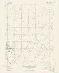 Elk Grove California Historical topographic map, 1:24000 scale, 7.5 X 7.5 Minute, Year 1968