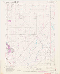Elk Grove California Historical topographic map, 1:24000 scale, 7.5 X 7.5 Minute, Year 1968