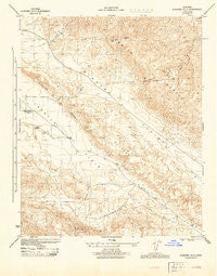 Elkhorn Hills California Historical topographic map, 1:31680 scale, 7.5 X 7.5 Minute, Year 1944