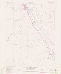 Elledge Peak California Historical topographic map, 1:24000 scale, 7.5 X 7.5 Minute, Year 1958