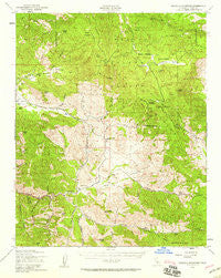 Emerald Mtn California Historical topographic map, 1:62500 scale, 15 X 15 Minute, Year 1943