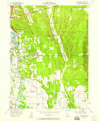 Enterprise California Historical topographic map, 1:24000 scale, 7.5 X 7.5 Minute, Year 1957