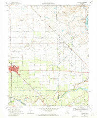 Escalon California Historical topographic map, 1:24000 scale, 7.5 X 7.5 Minute, Year 1968