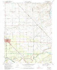 Escalon California Historical topographic map, 1:24000 scale, 7.5 X 7.5 Minute, Year 1968