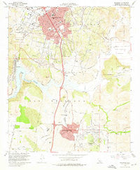 Escondido California Historical topographic map, 1:24000 scale, 7.5 X 7.5 Minute, Year 1968