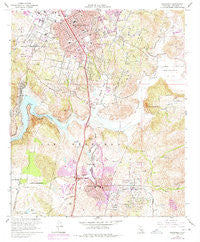 Escondido California Historical topographic map, 1:24000 scale, 7.5 X 7.5 Minute, Year 1968