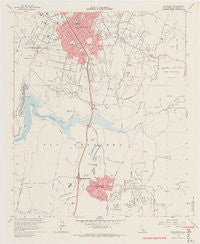 Escondido California Historical topographic map, 1:24000 scale, 7.5 X 7.5 Minute, Year 1968