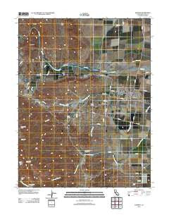 Esparto California Historical topographic map, 1:24000 scale, 7.5 X 7.5 Minute, Year 2012