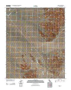 Essex California Historical topographic map, 1:24000 scale, 7.5 X 7.5 Minute, Year 2012