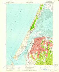 Eureka California Historical topographic map, 1:24000 scale, 7.5 X 7.5 Minute, Year 1958