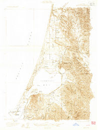 Eureka California Historical topographic map, 1:48000 scale, 15 X 15 Minute, Year 1933