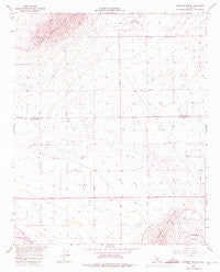 Fairmont Butte California Historical topographic map, 1:24000 scale, 7.5 X 7.5 Minute, Year 1965