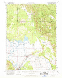 Fall River Mills California Historical topographic map, 1:62500 scale, 15 X 15 Minute, Year 1961