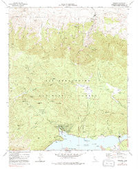 Fawnskin California Historical topographic map, 1:24000 scale, 7.5 X 7.5 Minute, Year 1971