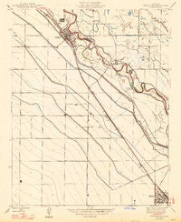 Firebaugh California Historical topographic map, 1:24000 scale, 7.5 X 7.5 Minute, Year 1947