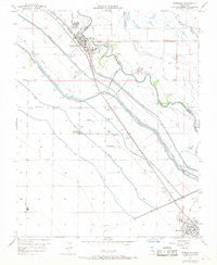 Firebaugh California Historical topographic map, 1:24000 scale, 7.5 X 7.5 Minute, Year 1956