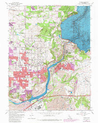 Folsom California Historical topographic map, 1:24000 scale, 7.5 X 7.5 Minute, Year 1967