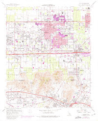 Fontana California Historical topographic map, 1:24000 scale, 7.5 X 7.5 Minute, Year 1967