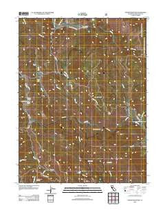 Foster Mountain California Historical topographic map, 1:24000 scale, 7.5 X 7.5 Minute, Year 2012