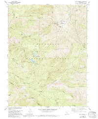 Fouts Springs California Historical topographic map, 1:24000 scale, 7.5 X 7.5 Minute, Year 1968