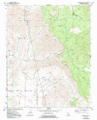 Frazier Valley California Historical topographic map, 1:24000 scale, 7.5 X 7.5 Minute, Year 1957