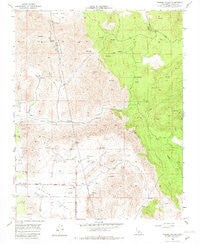 Frazier Valley California Historical topographic map, 1:24000 scale, 7.5 X 7.5 Minute, Year 1957