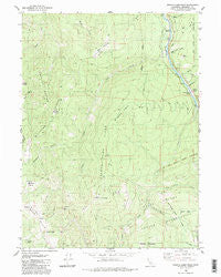 French Camp Ridge California Historical topographic map, 1:24000 scale, 7.5 X 7.5 Minute, Year 1983