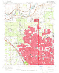 Fresno North California Historical topographic map, 1:24000 scale, 7.5 X 7.5 Minute, Year 1965