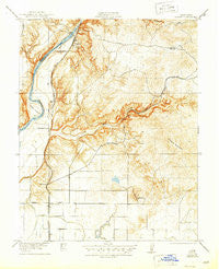Friant California Historical topographic map, 1:31680 scale, 7.5 X 7.5 Minute, Year 1922