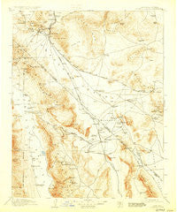 Furnace Creek California Historical topographic map, 1:250000 scale, 1 X 1 Degree, Year 1910
