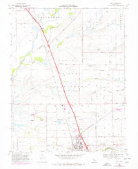 Galt California Historical topographic map, 1:24000 scale, 7.5 X 7.5 Minute, Year 1968