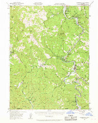 Garberville California Historical topographic map, 1:62500 scale, 15 X 15 Minute, Year 1949