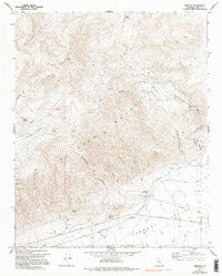 Garlock California Historical topographic map, 1:24000 scale, 7.5 X 7.5 Minute, Year 1967