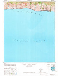 Gaviota California Historical topographic map, 1:62500 scale, 15 X 15 Minute, Year 1966