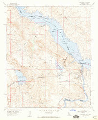 Gene Wash California Historical topographic map, 1:24000 scale, 7.5 X 7.5 Minute, Year 1959
