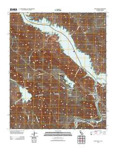 Gene Wash California Historical topographic map, 1:24000 scale, 7.5 X 7.5 Minute, Year 2012