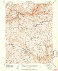 Georgetown California Historical topographic map, 1:62500 scale, 15 X 15 Minute, Year 1949