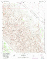 Glamis California Historical topographic map, 1:24000 scale, 7.5 X 7.5 Minute, Year 1955