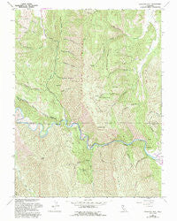 Glascock Mtn California Historical topographic map, 1:24000 scale, 7.5 X 7.5 Minute, Year 1958