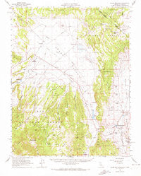 Glass Mountain California Historical topographic map, 1:62500 scale, 15 X 15 Minute, Year 1962