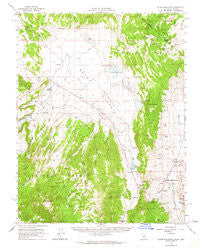 Glass Mountain California Historical topographic map, 1:62500 scale, 15 X 15 Minute, Year 1962